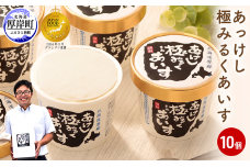  あっけし極みるくあいす10個  北海道 牛乳 乳製品 ミルク アイス アイスクリーム