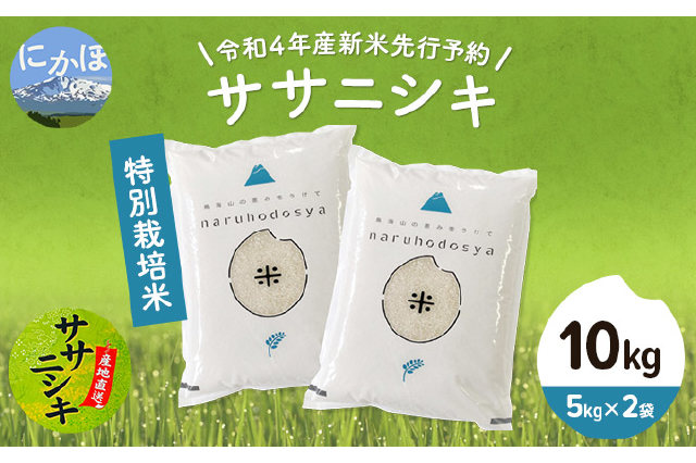 ふるさと納税 「《令和4年産新米先行予約》特別栽培米 ササニシキ 白米