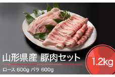 山形県産豚肉セット 計1200g ja-bnxxx1200