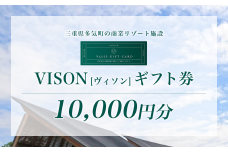 VT-02 日本最大級の商業リゾート施設VISON [ ヴィソン ] ギフト券 （10,000円）