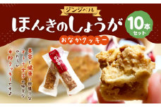 ほんきのしょうが おなかクッキー10本セット 生姜 お菓子 おやつ